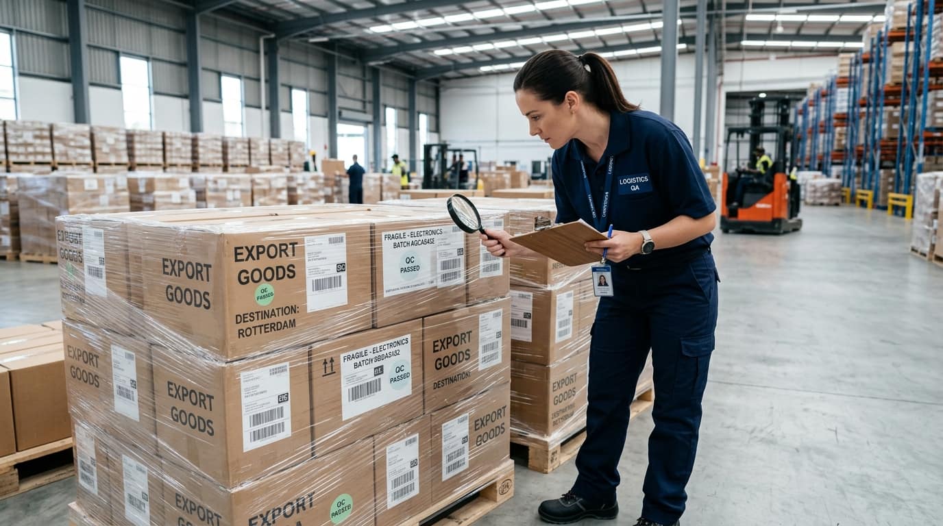 Pre-shipment inspection against the buyer's approved sample